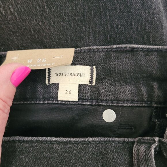 NWT Madewell The 90s Straight Jean Womens 26 Belmere Wash High Rise Denim - Picture 8 of 10